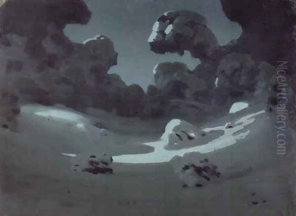 Moonspots in the Forest, Winter 1898-1908 - view 1