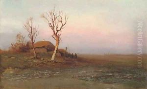 Early evening by Arkhip Ivanovich Kuindzhi