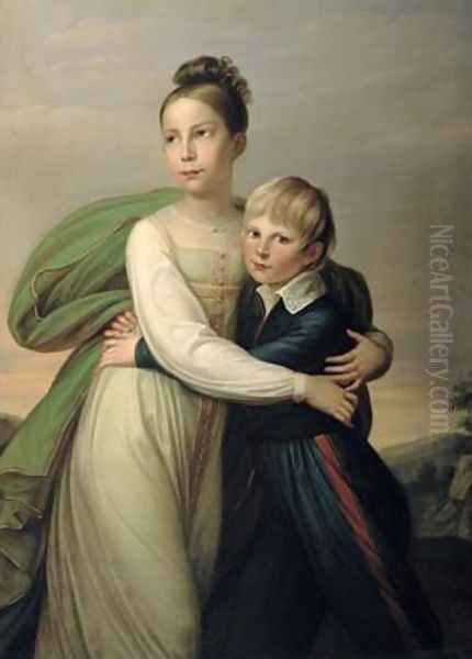 Prince Albrecht and Princess Louise - view 1