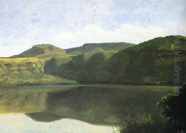 Lake Albano with Palazzolo - view 1