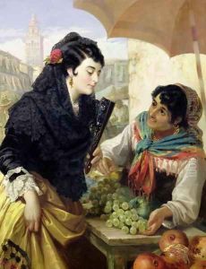 The Spanish Fruit Seller by Robert Kemm