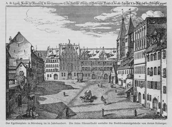 The Egidienplatz in Nuremberg - view 1
