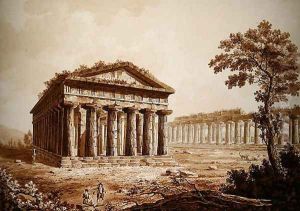 The Temple of Neptune and the Basilica at Paestum