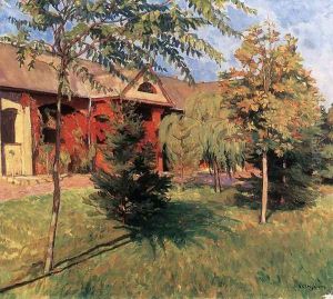 The Artists Colony at Szolnok by Janos Kleh