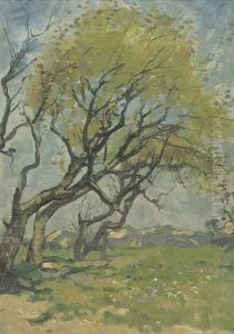 Trees in spring by Cornelis Kuypers