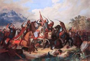 Scene from the War against the Turks 1857