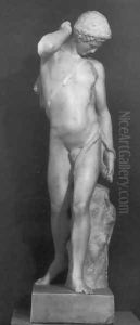 Le jeune berger et le lievre (view: A) (The young shepherd and the hare) by Mikhail Kozlovski
