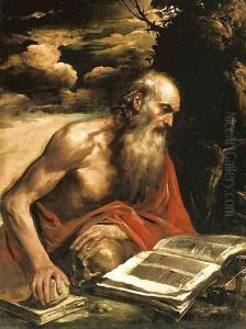 Saint Jerome by Bernhard Keil, Monsu Bernardo