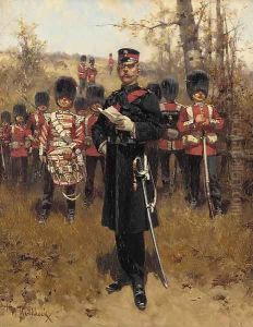 Grenadier Guards by Hermanus Willem Koekkoek