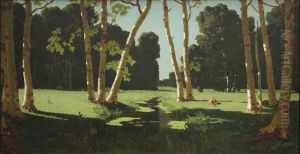 Birch Grove by Arkip Ivanovic Kuindzi
