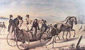 Excursion of the Schubertians from Atzenbrugg to Aumuhl by Leopold Kupelwieser