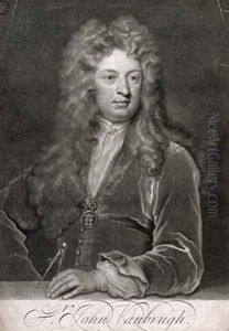 Sir John Vanbrugh 1664-1726 by Sir Godfrey Kneller