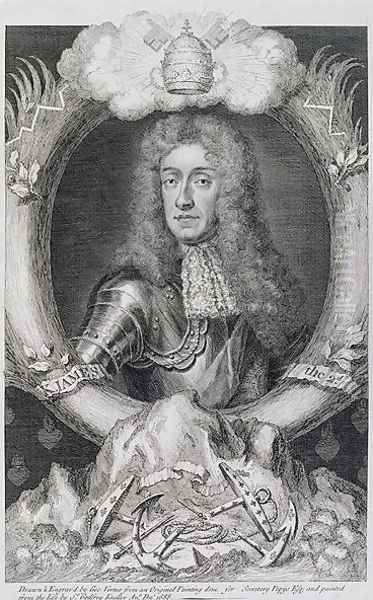 Portrait of James VII of Scotland II of England 1633-1701 - view 1