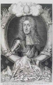 Portrait of James VII of Scotland II of England 1633-1701 by Sir Godfrey Kneller