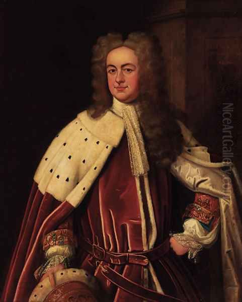 Portrait of Montague Bertie, Earl of Abingdon (1740-1799), three-quarter-length, in peer's robes - view 1