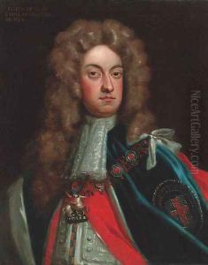 Portrait of James Butler, 2nd Duke of Ormonde (1665-1745), quarter-length, in Garter robes