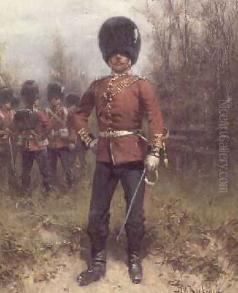 Portrait of an Officer of the Grenadier Guards - view 1