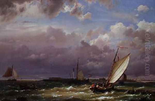 Off Enkhuizen on the Zuider Zee - view 1