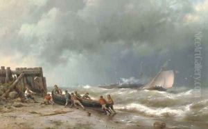 Pulling the boat ashore 2