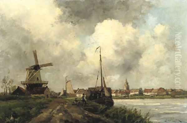 Loading the barge - view 1