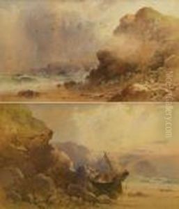 On The Cornish Coast; And Cornish Coast by Edward William Cooke