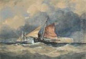 (dover Pilot Boat) Off The North Foreland