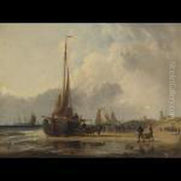 Unloading The Catch At Scheveningen Beach - view 1
