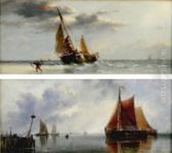 Dutch Craft On The Zuyder Zee; Scheveling - view 1