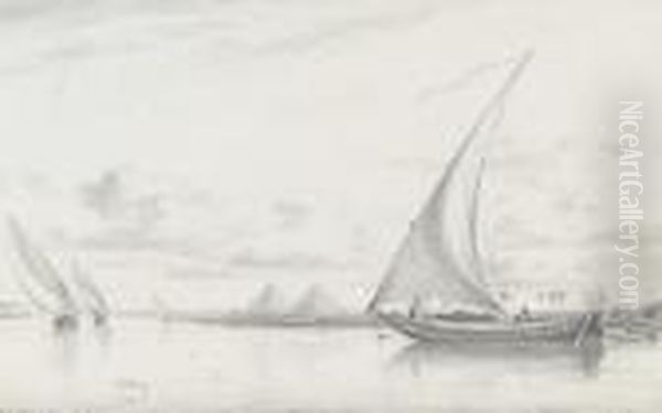 Feluccas On The Nile - view 1