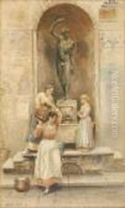 At The Well by Edward William Cooke