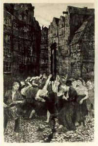 Die Carmagnole by Kathe Kollwitz