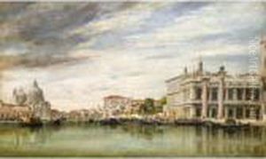 Venice, Looking Into The Grand Canal by Edward William Cooke