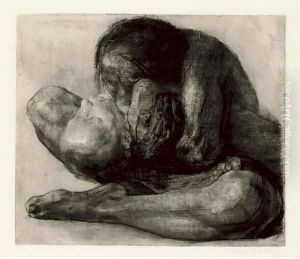 Frau mit totem Kind by Kathe Kollwitz