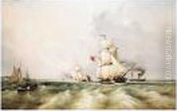 The Thames - 'whose Ample Breast Displays Unfurled The Ensigns Of The Assembled World' - view 1