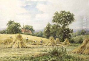 An Essex Cornfield by Henry John Kinnaird