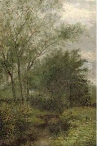 The woodland stream by Henry John Kinnaird
