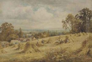 View near Amberley, Sussex by Henry John Kinnaird