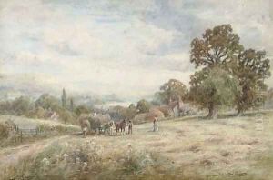 View near Ashington, Sussex by Henry John Kinnaird
