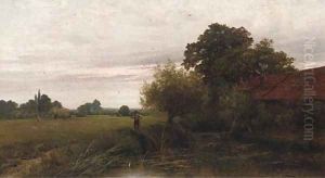 A backwater on the Thames, near Sonning by Henry John Kinnaird