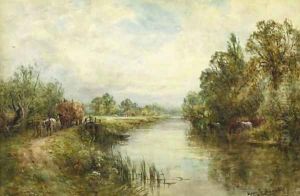 A view of the Thames near Wallingford by Henry John Kinnaird