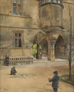 Jeux D'enfants by Vittorio Matteo Corcos