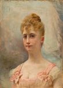 A Young Beauty by Vittorio Matteo Corcos
