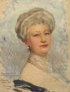 Studio Per Il Ritratto Dell'imperatrice Augusta Vittoria
