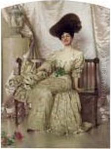 Ritratto Della Contessa Nerina Pisani Volpi Di Misurata by Vittorio Matteo Corcos