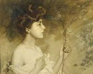 Ritratto Di Ada by Vittorio Matteo Corcos