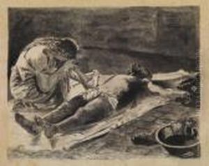 Pieta by Lovis (Franz Heinrich Louis) Corinth