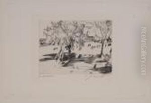Landscape by Lovis (Franz Heinrich Louis) Corinth