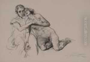 Two Prints Of Nudes