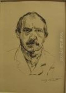 Selbstbildnis by Lovis (Franz Heinrich Louis) Corinth