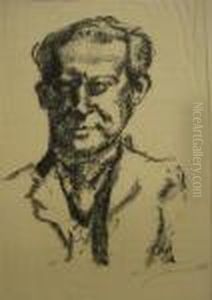 Arno Holz by Lovis (Franz Heinrich Louis) Corinth